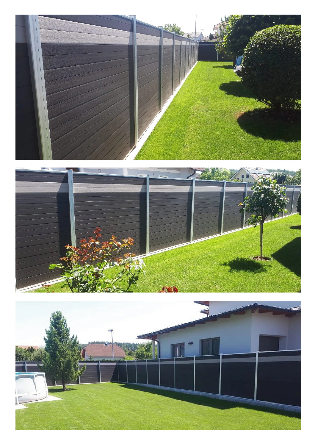 WPC Fence Cladding Other Boards Garden Fencing Trellis &amp; Gates Wooden Composite Outdoor Fence