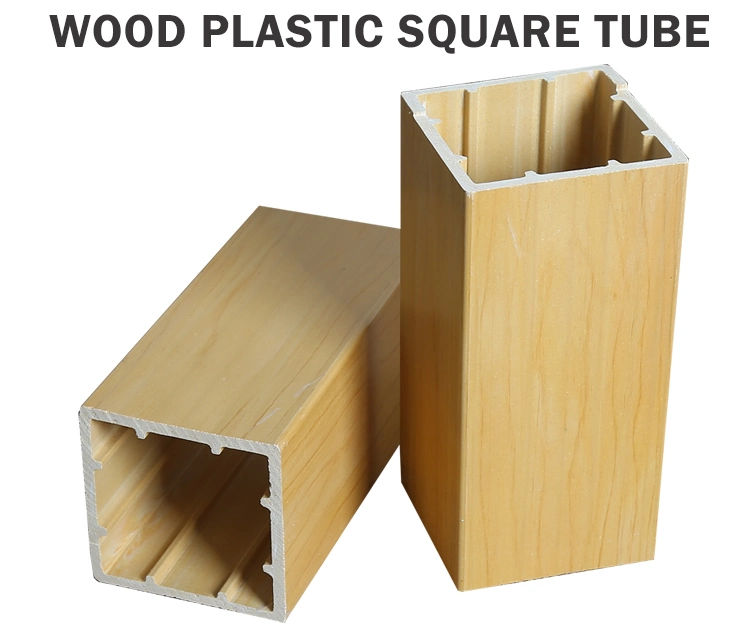 Factory Supply Indoor Hollow Square WPC PVC Tubes
