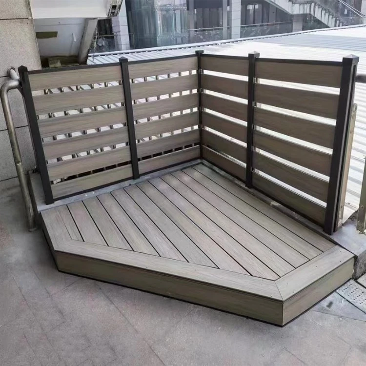 High Quality Wood Plastic Composite WPC Fence Hot Sale Waterproof Anti-UV Outdoor WPC Fencing