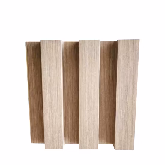 Internal WPC Wood Cladding Laminate WPC Fluted Wall Panel in China
