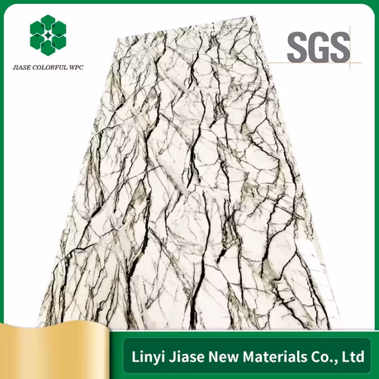 PVC Ceiling Board PVC Skirting Board for Supermarket Waterproof UV Interior Wall Decorative UV Marble Sheet