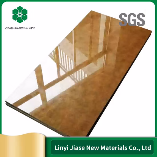 PVC Ceiling Board PVC Skirting Board for Supermarket Waterproof UV Interior Wall Decorative UV Marble Sheet