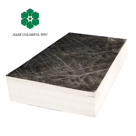 High Glossy Waterproof PVC Marble Wall Panel Fireproof PVC Wall Panel UV Board