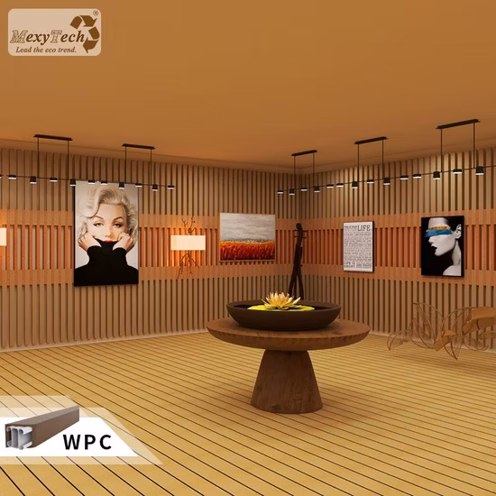 New Generation Outdoor Eco Engineered Flooring WPC Timber Tubes