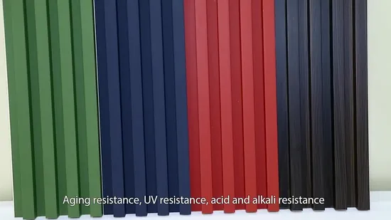 Decorative Interior Fireproof WPC PVC Wall Panel Plastic High Quality Wooden Laminated