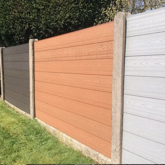 Ecological Easy Installation Outdoor Anti-UV Anti-Termite Anti-Fade Wood Plastic WPC Composite Wood Fence