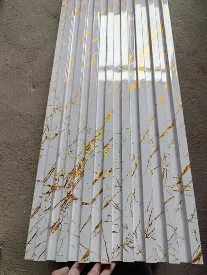 Wholesale Price PVC WPC Fluted Wall Panel Interior Decoration Eco Wood WPC Wall Panel Cladding Lamin WPC Wall Panel