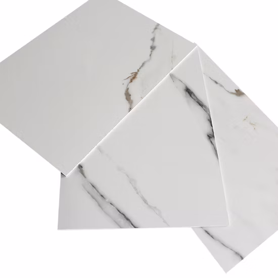 PVC Marble Sheet Wooden Surface PVC Panel with Waterproof UV Profile, UV Board, PVC Wall Panel
