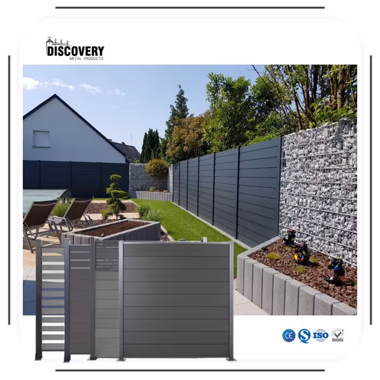 WPC Composite Wood Waterproof UV Resistant Outdoor Garden Wood Fencing