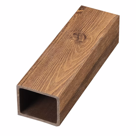 Factory Supply Indoor Hollow Square WPC PVC Tubes